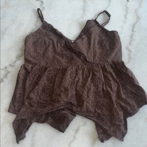 American Eagle Outfitters Brown Top